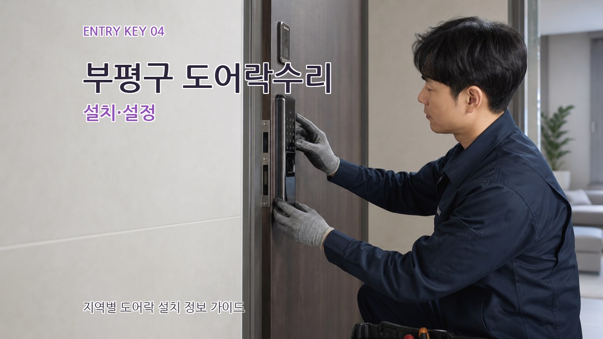부평구 도어락수리 설치·설정