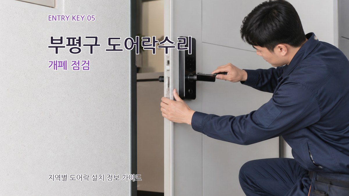 부평구 도어락수리 개폐 점검