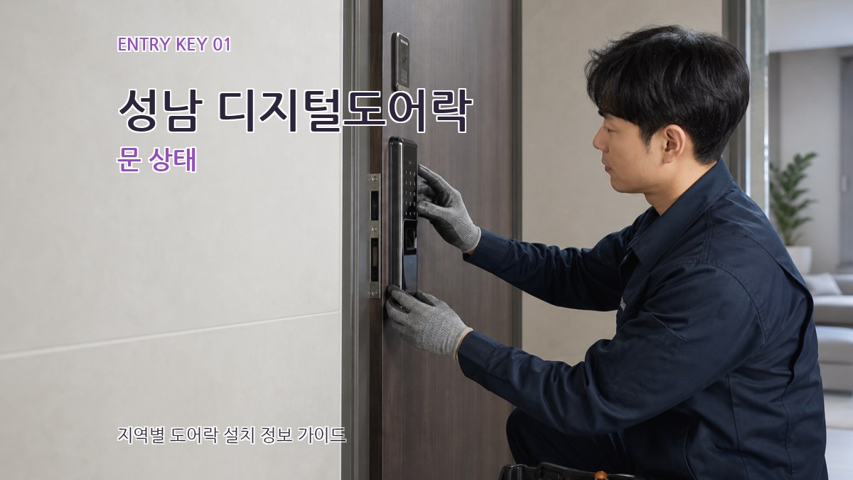 성남 디지털도어락
