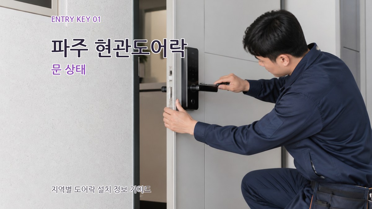 파주 현관도어락