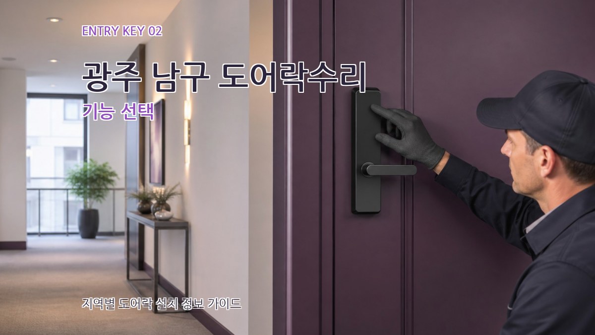 광주 남구 도어락수리 기능 선택
