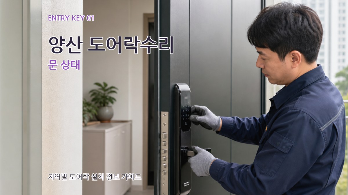 양산 도어락수리