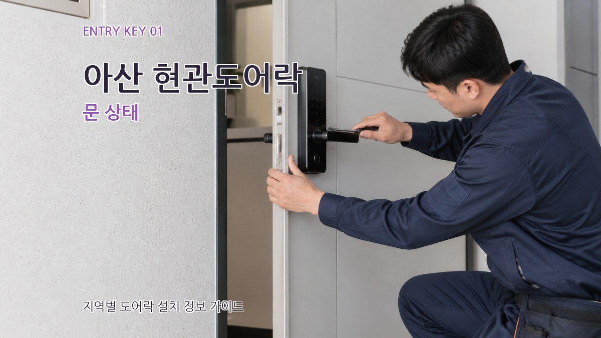 아산 현관도어락