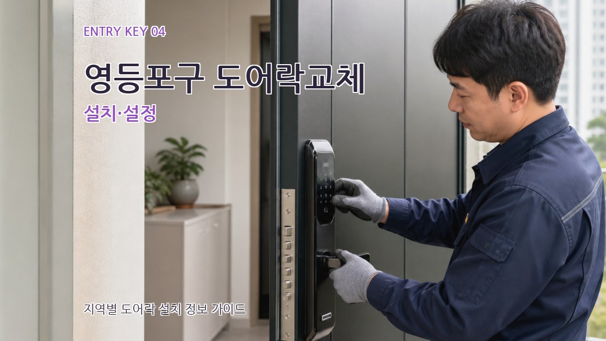 영등포구 도어락교체 설치·설정