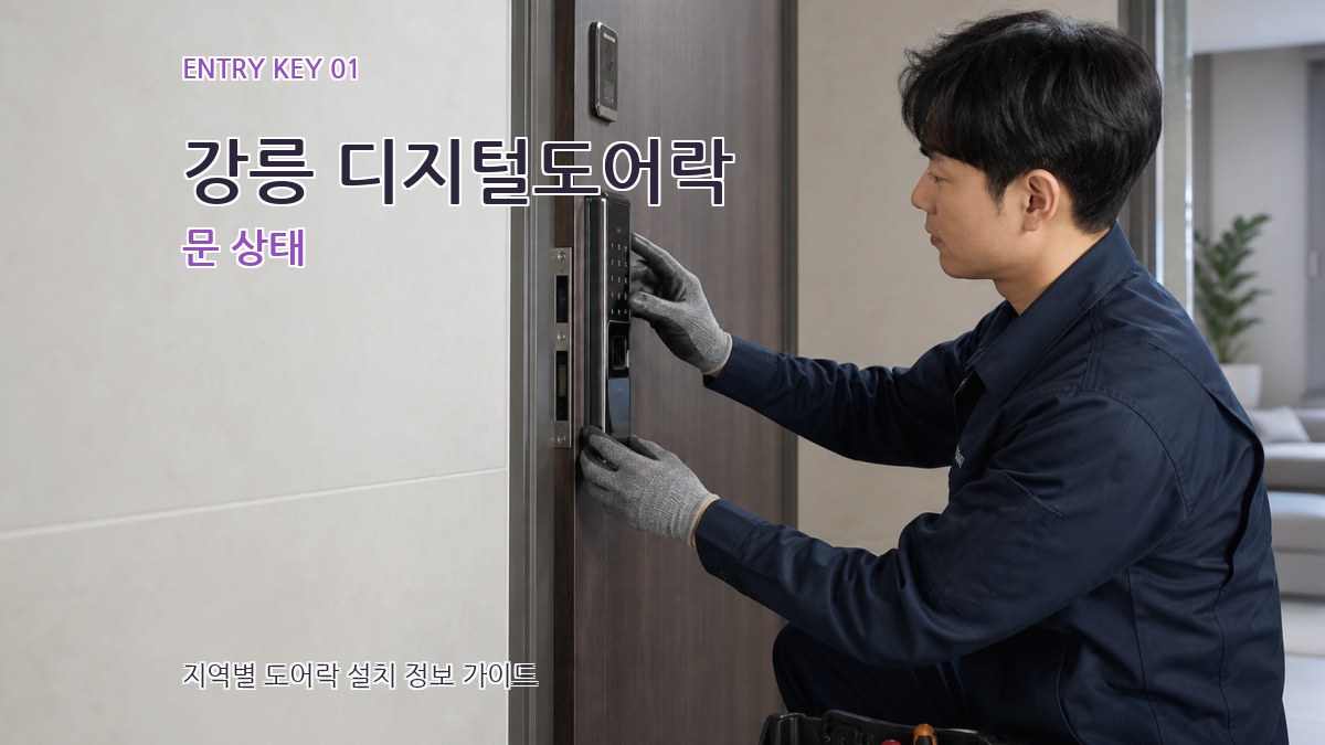 강릉 디지털도어락