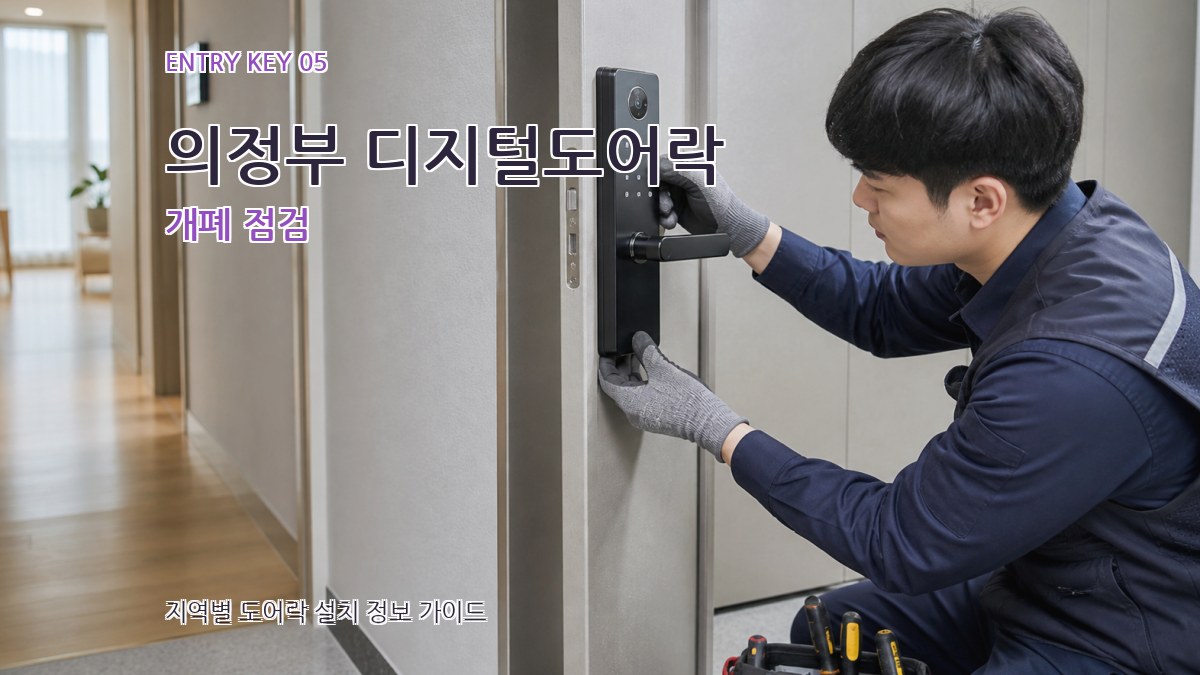 의정부 디지털도어락 개폐 점검