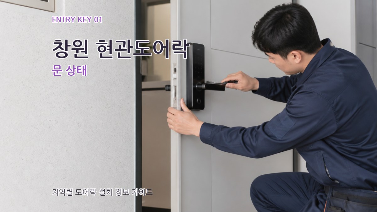창원 현관도어락