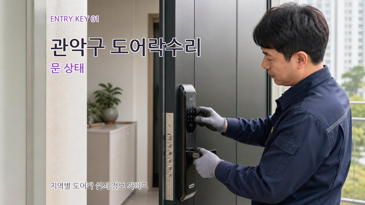 관악구 도어락수리