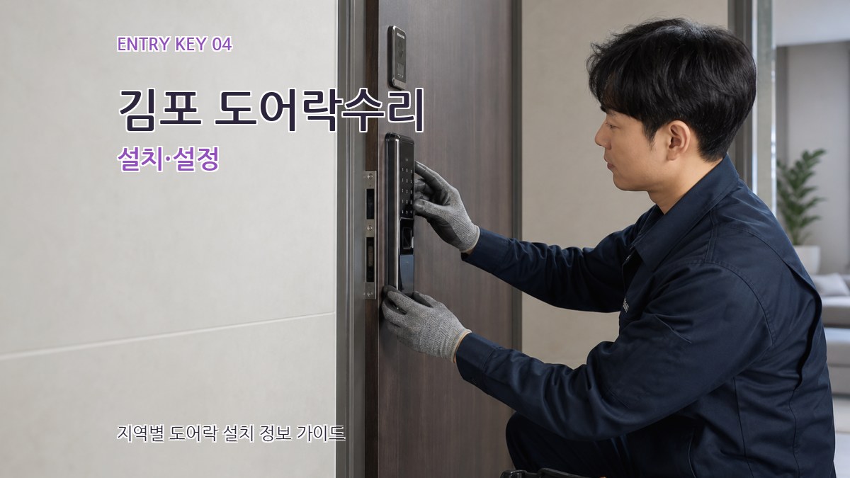 김포 도어락수리 설치·설정