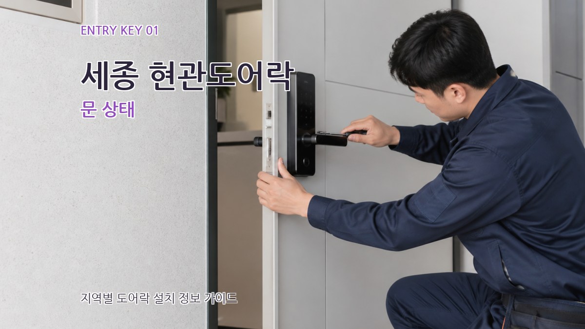 세종 현관도어락