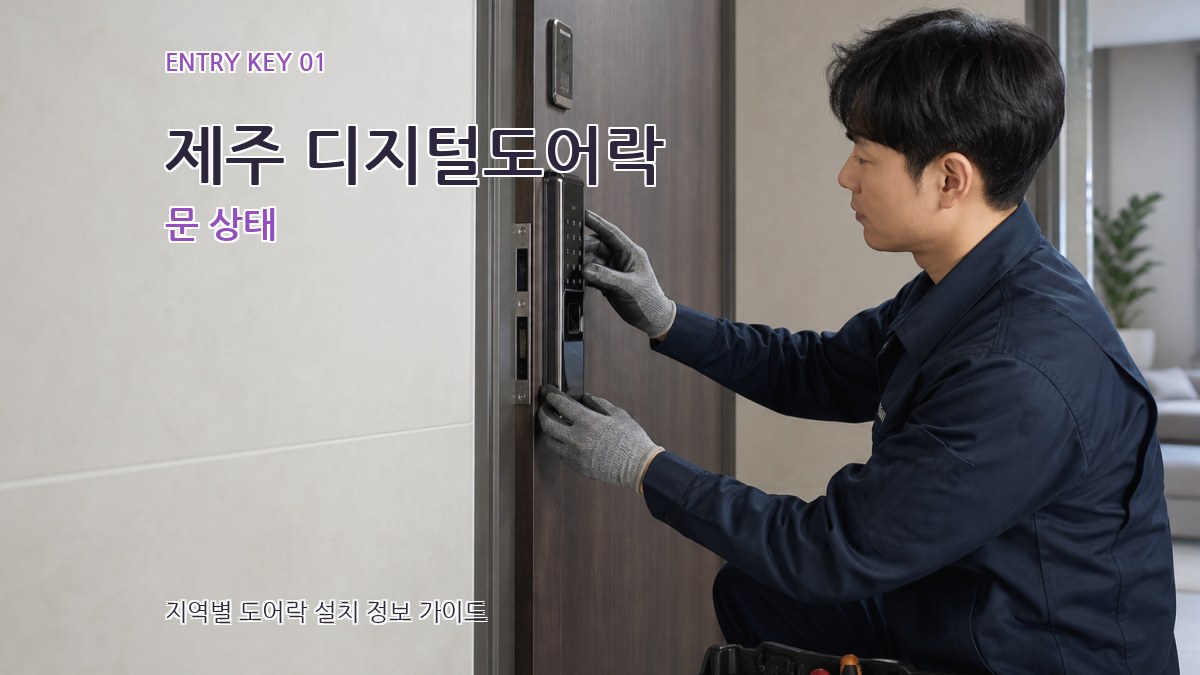 제주 디지털도어락
