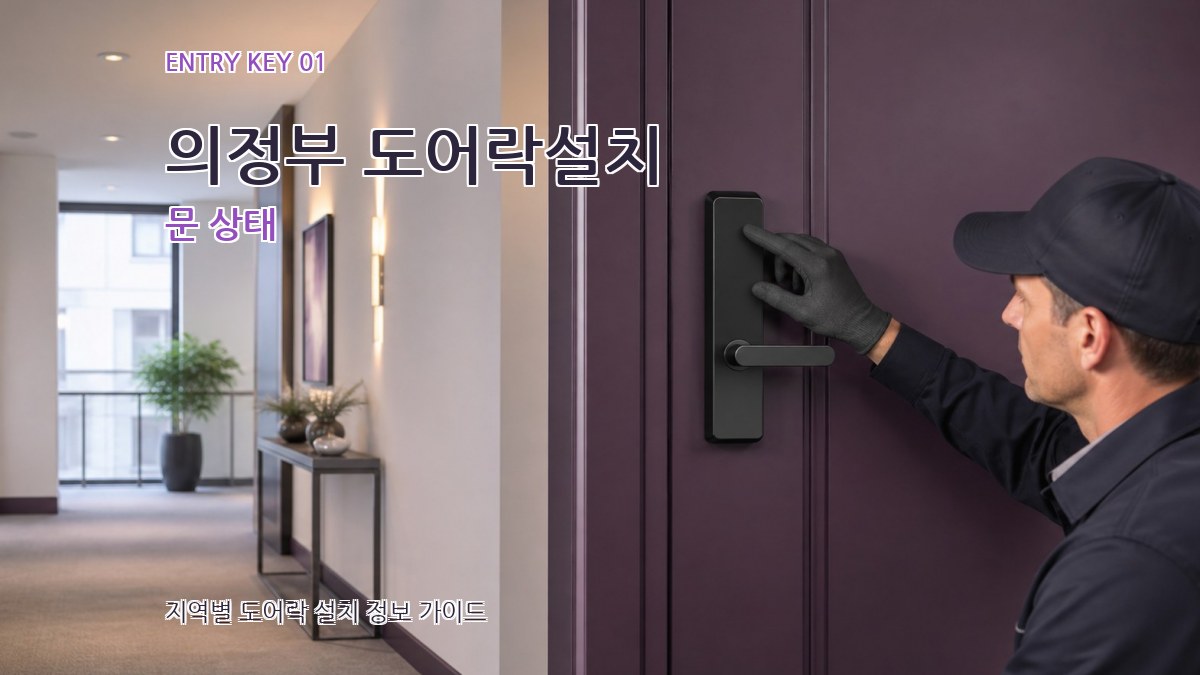 의정부 도어락설치