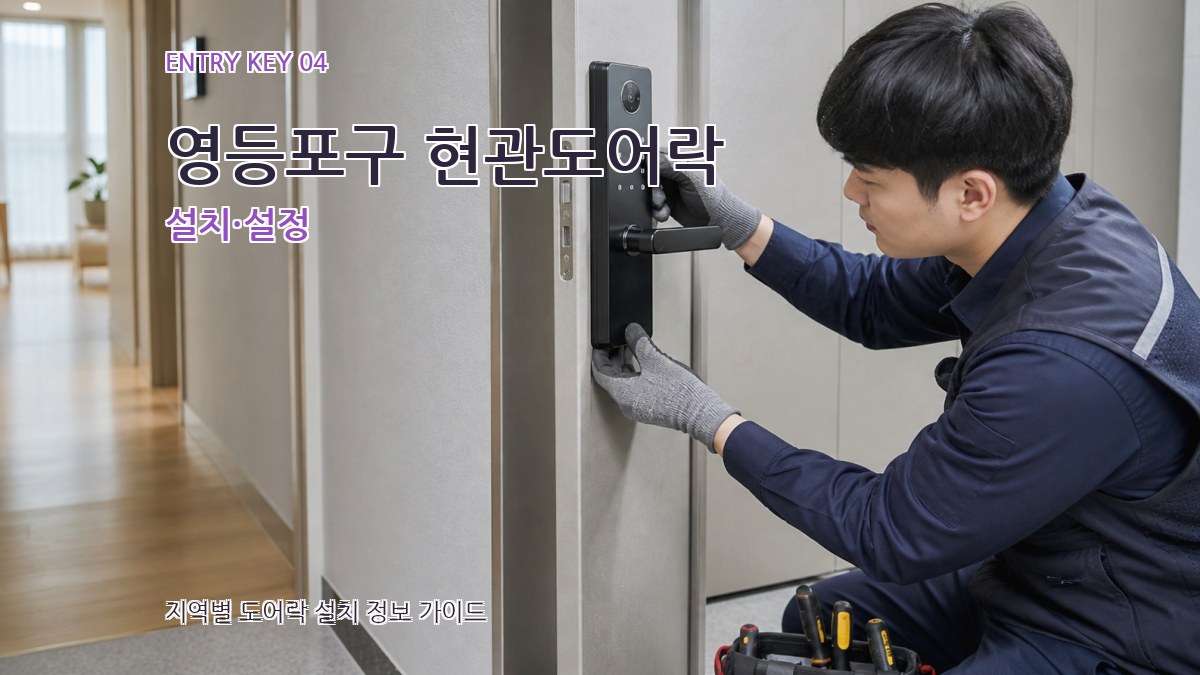 영등포구 현관도어락 설치·설정