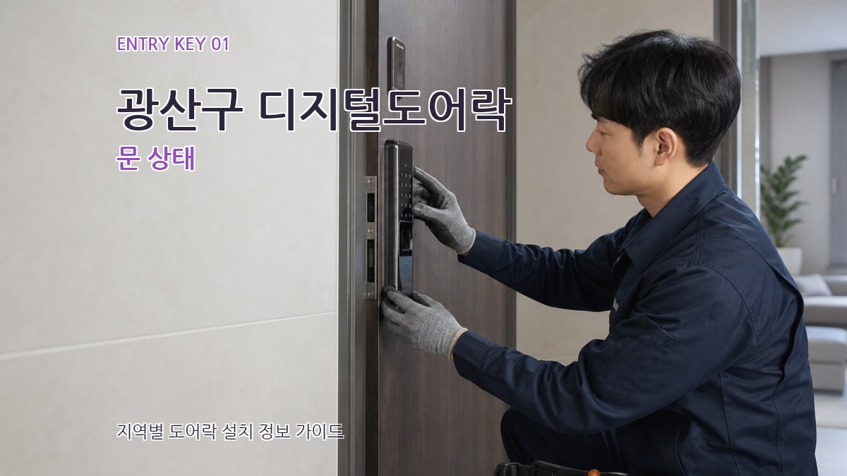 광산구 디지털도어락