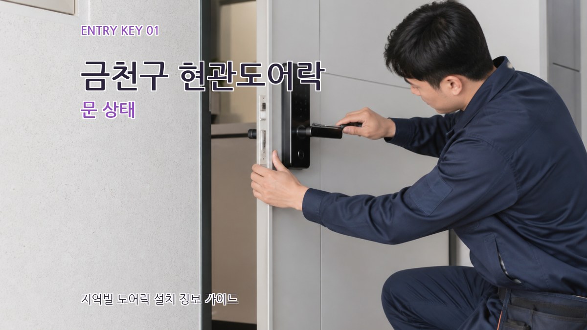 금천구 현관도어락
