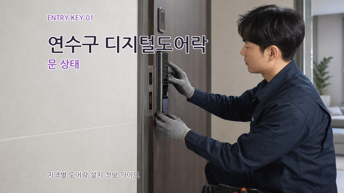 연수구 디지털도어락