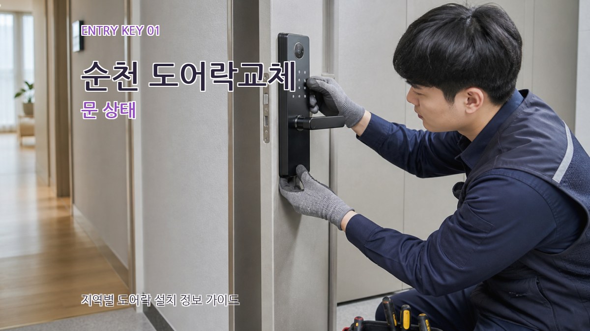 순천 도어락교체