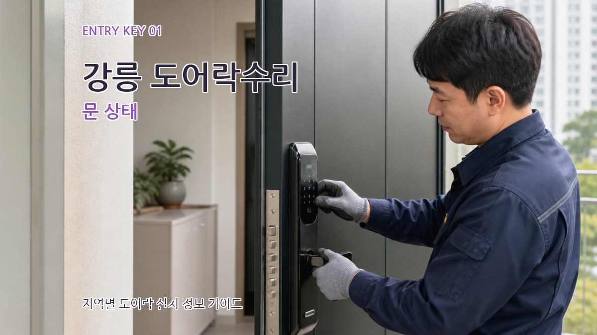 강릉 도어락수리
