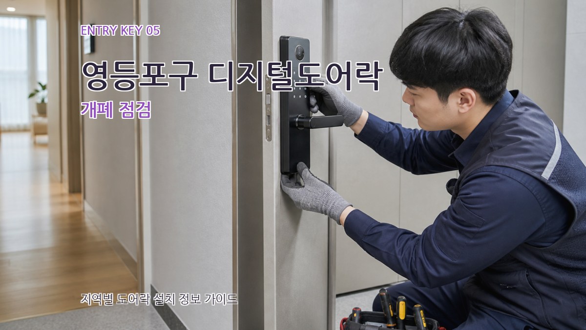 영등포구 디지털도어락 개폐 점검