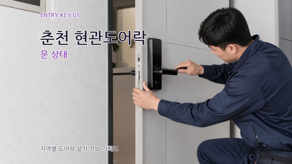 춘천 현관도어락