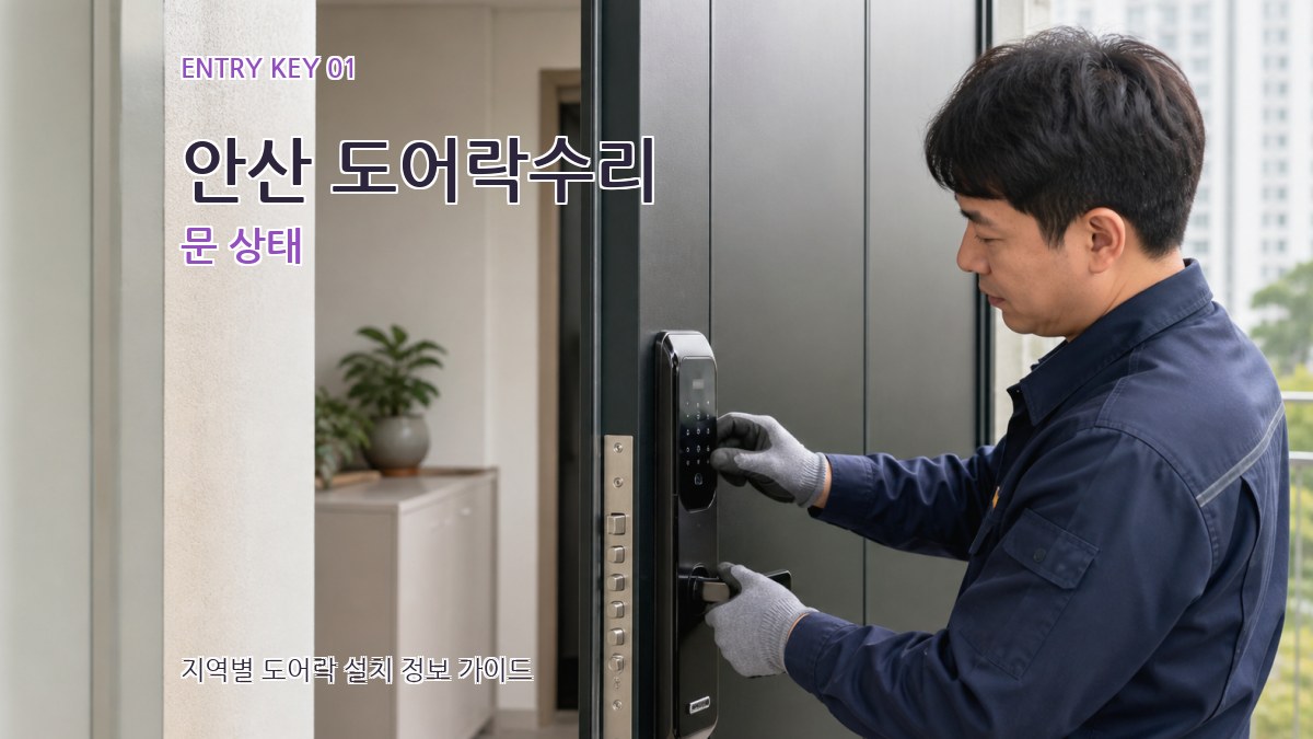 안산 도어락수리