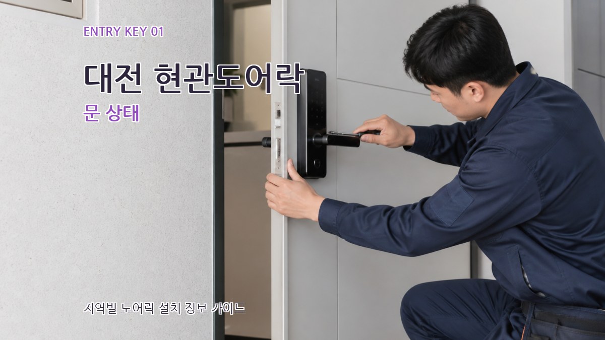 대전 현관도어락