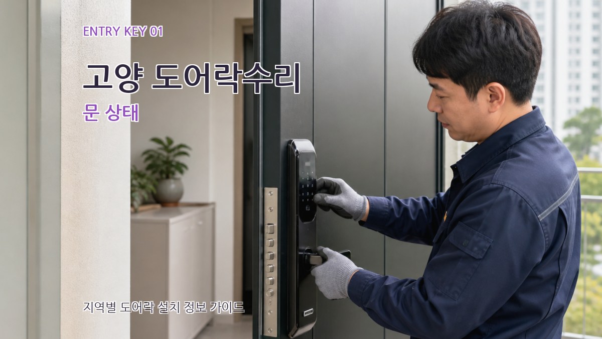 고양 도어락수리