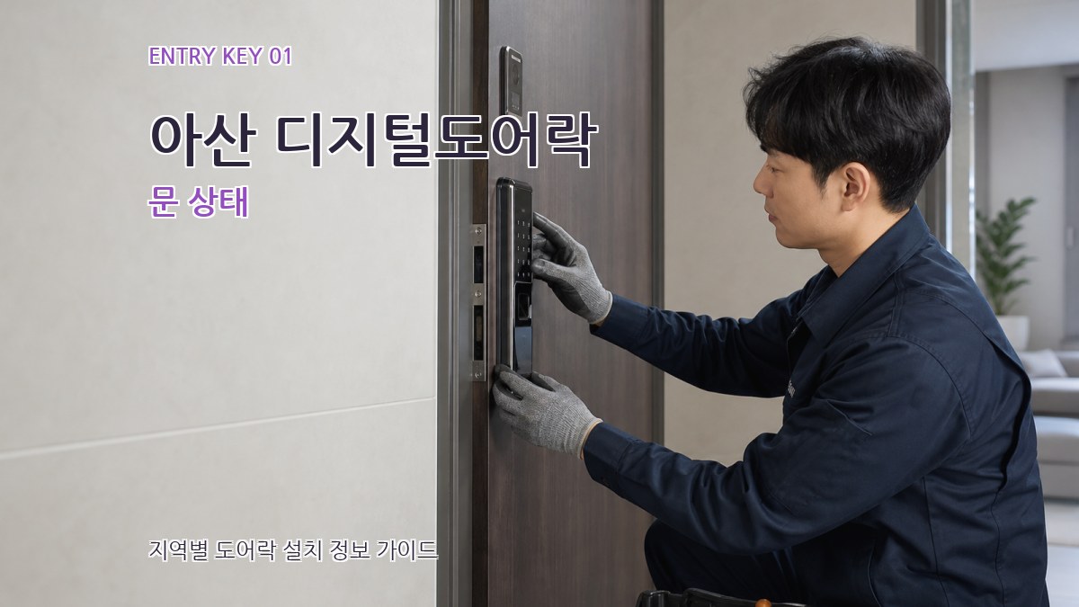 아산 디지털도어락