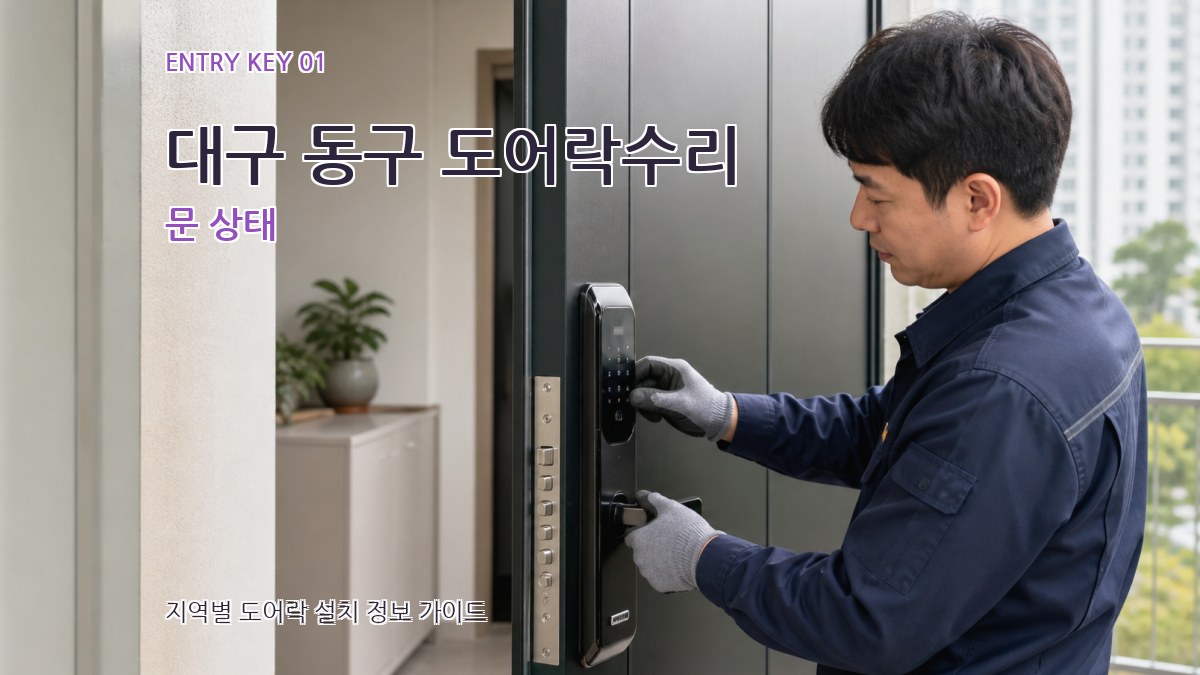 대구 동구 도어락수리