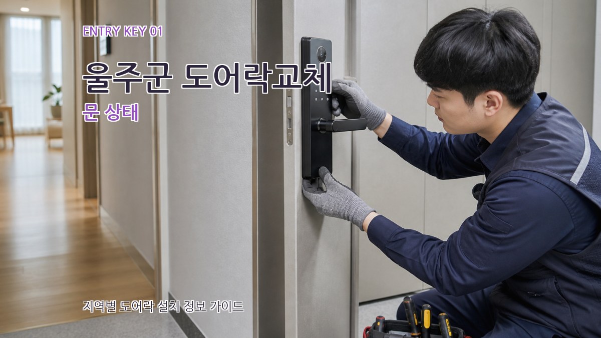 울주군 도어락교체