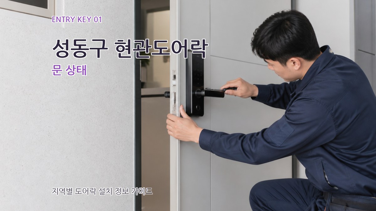 성동구 현관도어락