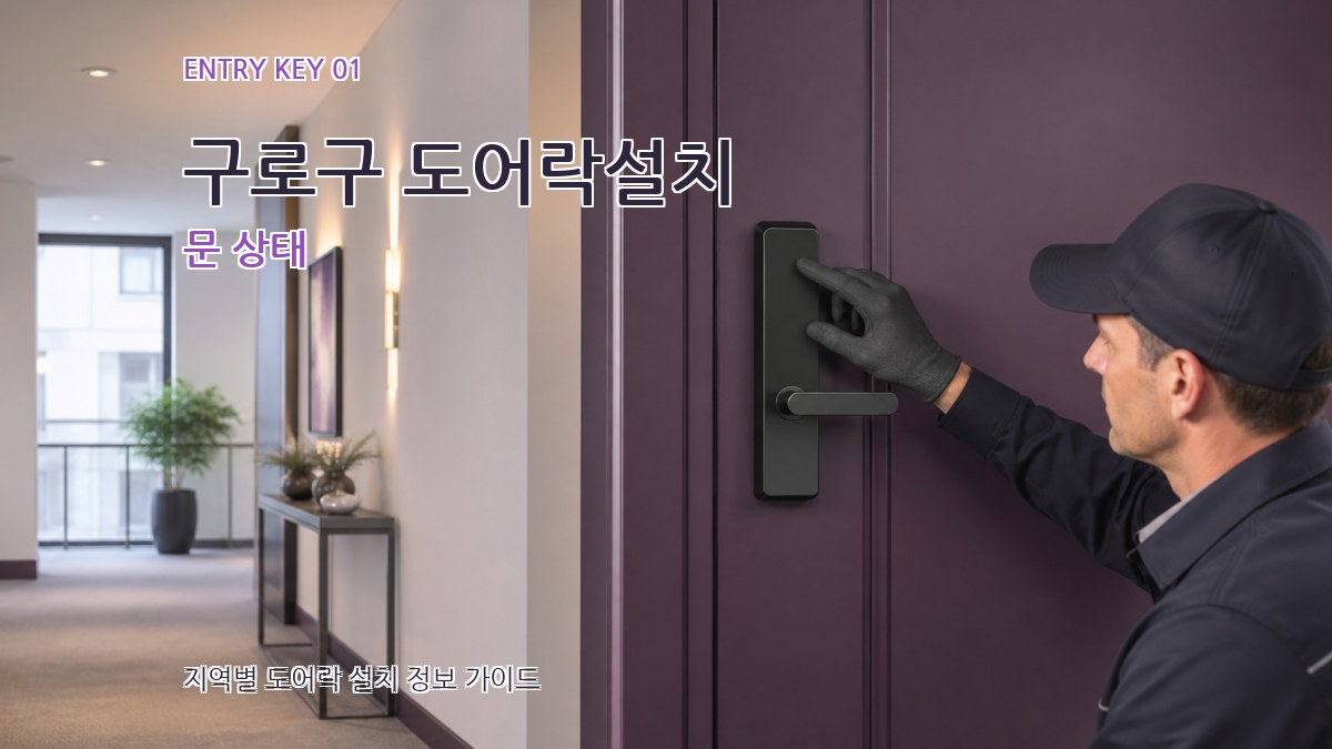 구로구 도어락설치