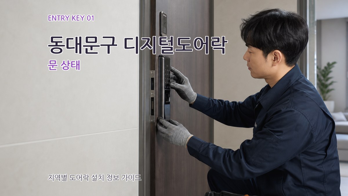 동대문구 디지털도어락