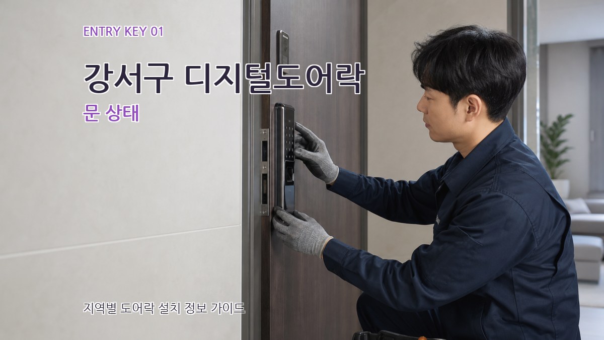 강서구 디지털도어락