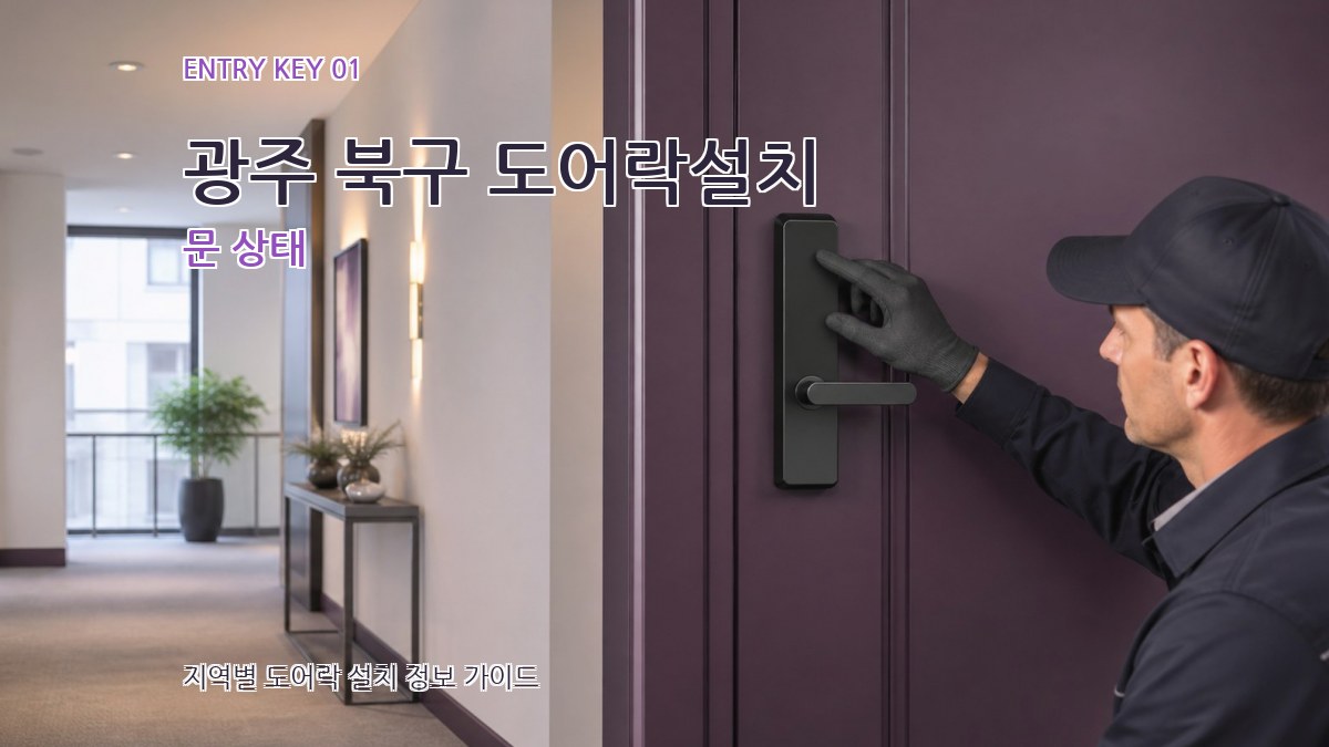광주 북구 도어락설치