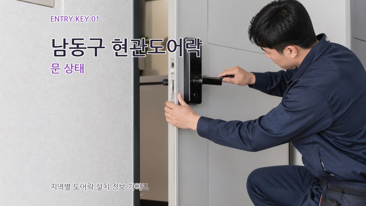 남동구 현관도어락