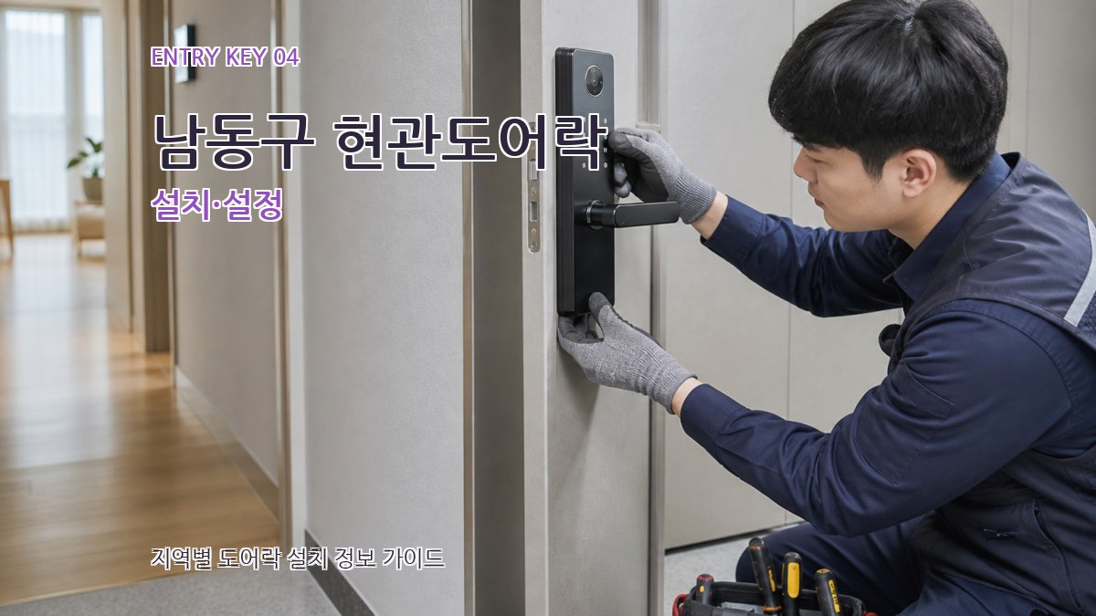 남동구 현관도어락 설치·설정