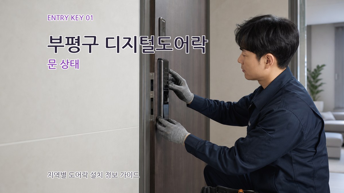 부평구 디지털도어락