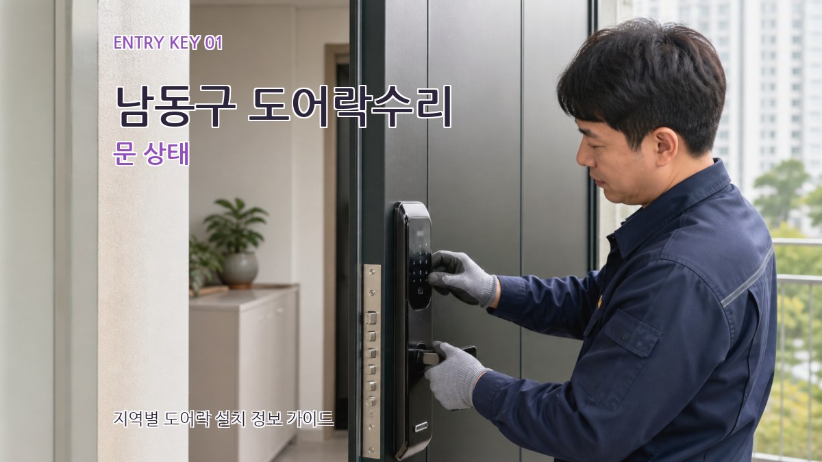 남동구 도어락수리