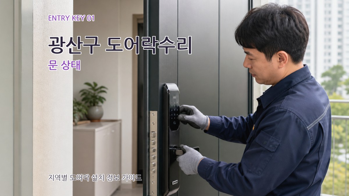 광산구 도어락수리