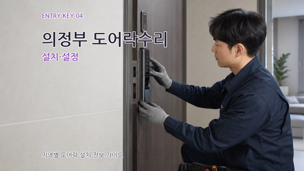 의정부 도어락수리 설치·설정