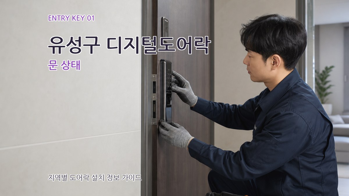 유성구 디지털도어락