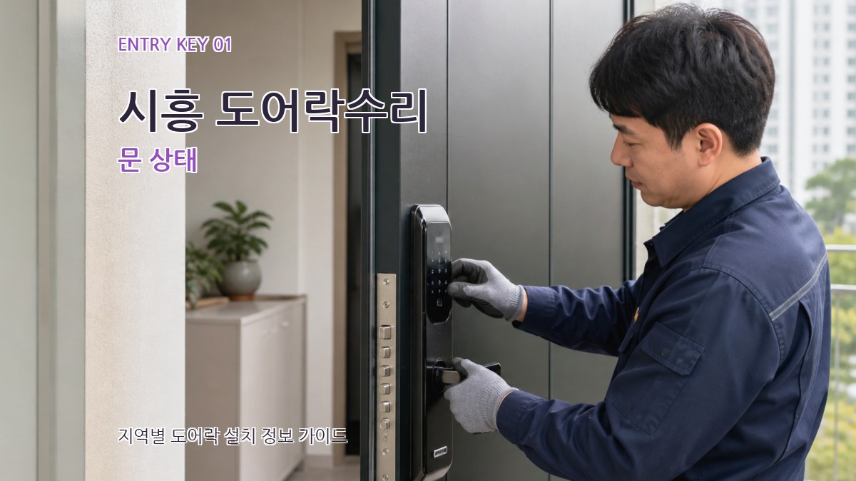 시흥 도어락수리