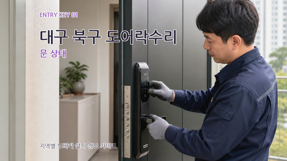 대구 북구 도어락수리