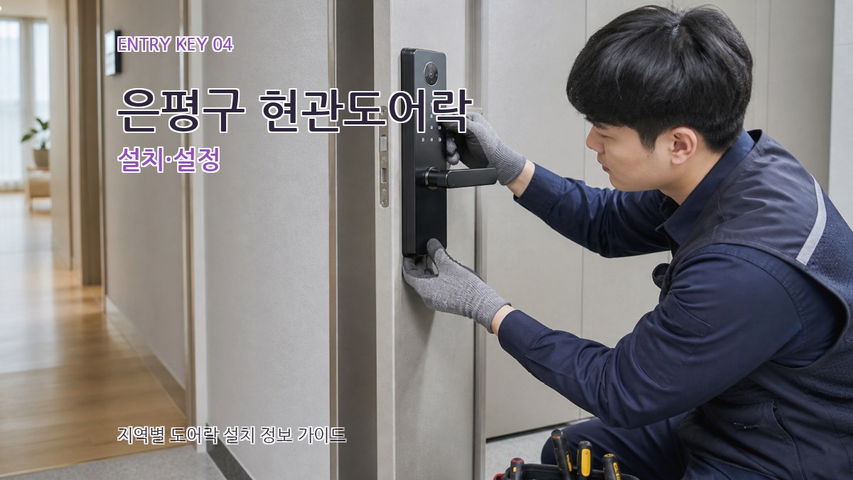 은평구 현관도어락 설치·설정
