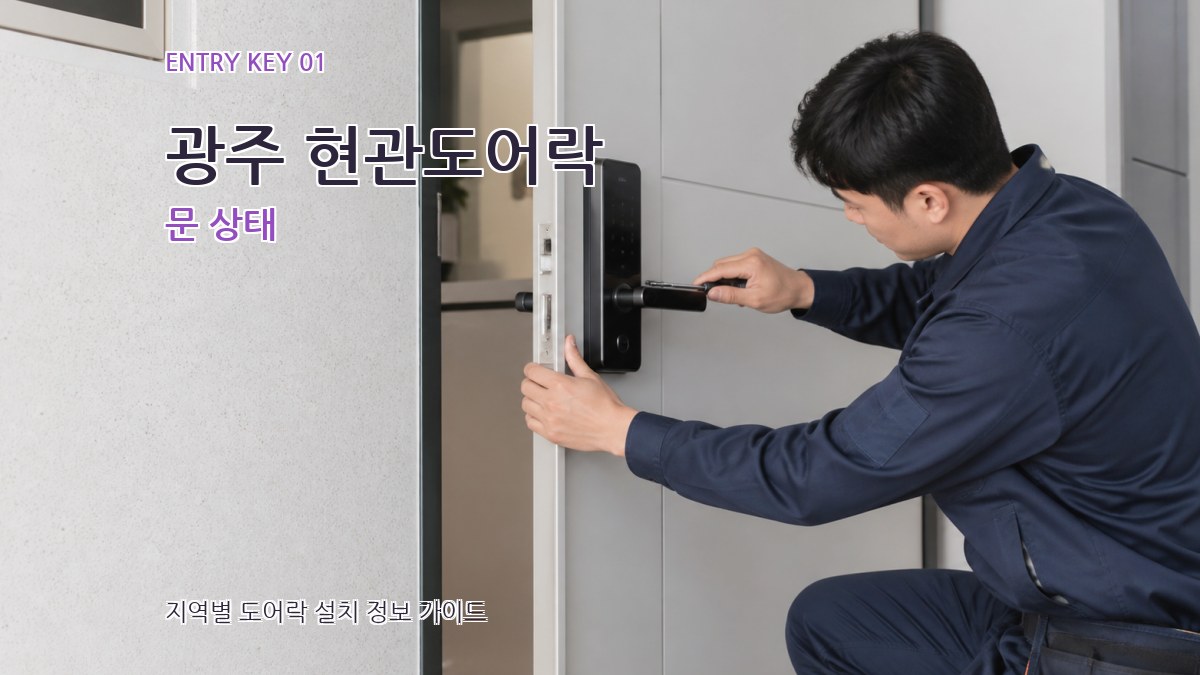 광주 현관도어락