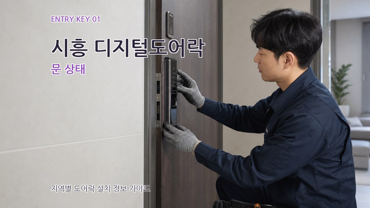 시흥 디지털도어락