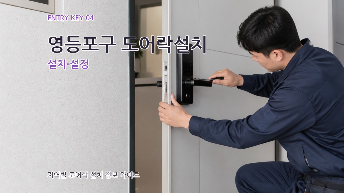 영등포구 도어락설치 설치·설정