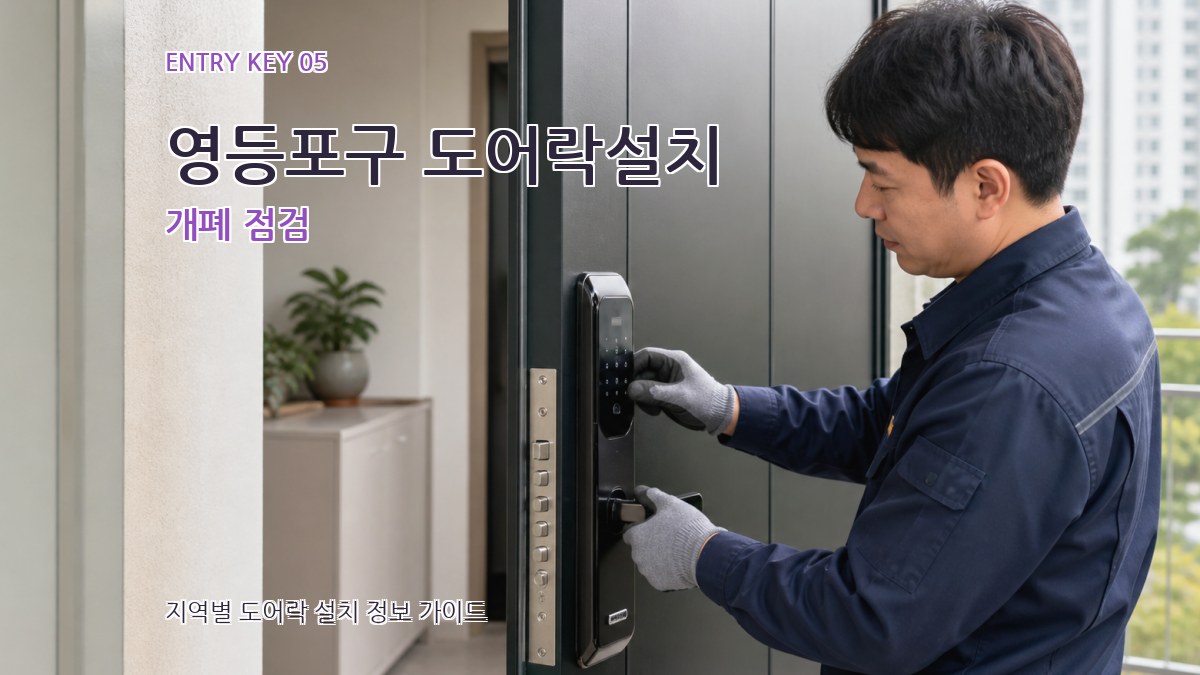 영등포구 도어락설치 개폐 점검