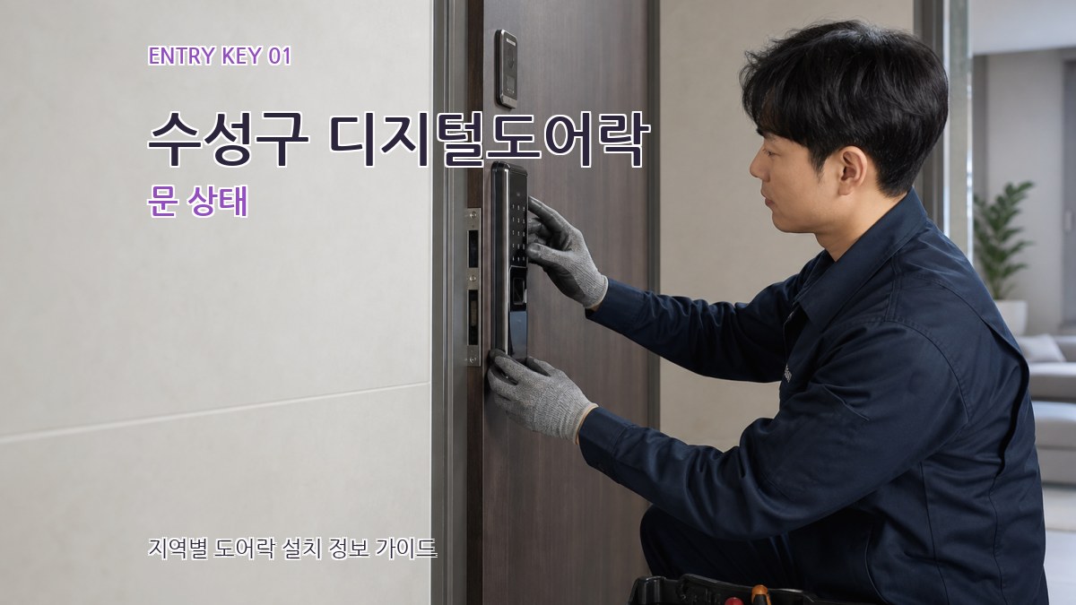 수성구 디지털도어락